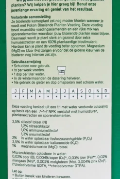 Kamerplant voeding