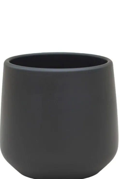 Mica Amber Pot - Zwart