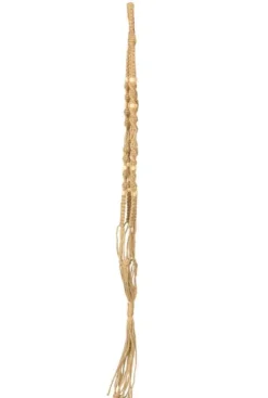 TS Collection Macrame Bloempothanger - Bruin