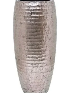 Baq Opus Hammered Vaas - zilver